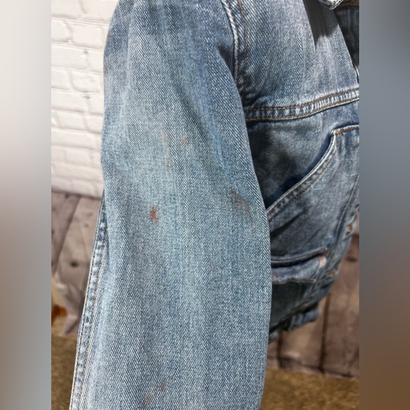 Roxy denim trucker jean jacket size xs - Picture 9 of 12